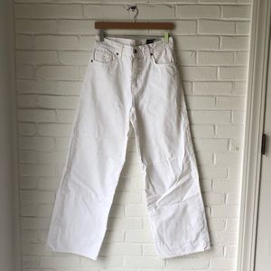 Vince wide leg high rise jeans